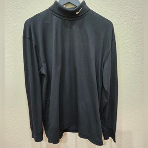Nike Vintage Black Turtleneck Sweater Mens XXL